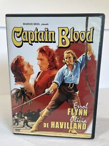 Captain Blood DVD 1935 Eroll Flynn Olivia De Havilland Basil Rathbone RARE OOP