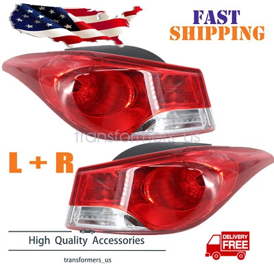 Tail Lights For 2011-2013 Hyundai Elantra Left Right Outer Halogen - Image 1 of 4