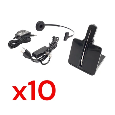 Plantronics WH500 Wireless Headset C054 Charging Base & Accessories Lot 10 E6049 - Image 1 of 4