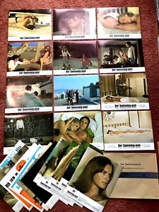 Der Swimmingpool Aushangfotos 24 Stck. Romy Schneider, Alain Delon, Jane Birkin - Bild 1 von 5