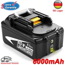 6,0 Ah für Makita Akku BL1860B 18V BL1850B BL1840 BL1830 LXT Lithium-ion BL1815
