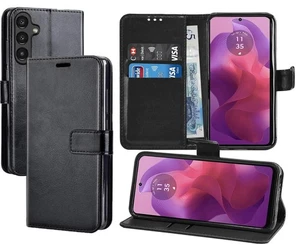 For Samsung A16 / A26 5G Phone Case Flip Leather Magnetic shockproof Stand Cover - Picture 1 of 18