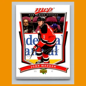 Tarjeta de hockey John Madden #100 2007-08 Upper Deck MVP New Jersey Devils NHL - Imagen 1 de 3