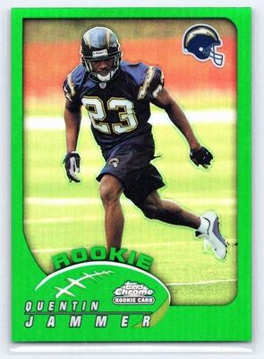 2002 Topps Chrome Rookie Refractor Quentin Jammer #167 - Image 1 of 2