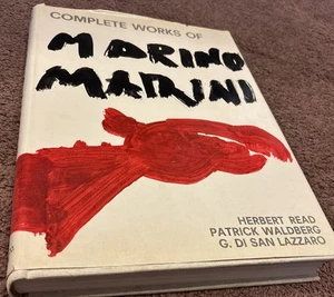 COMPLETE WORKS OF MARINO MARINI HERBERT READ -WALDBERG LAZZARO 1970 Hardocover - Picture 1 of 6