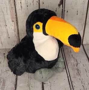 8" Ganz Webkinz Toco Toucan Plush Tropical Bird Beanbag Fuzzy Stuffed Animal - Picture 1 of 3