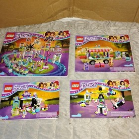 Lego Friends Manual Amusement Park Guide Book Set 41127, 41128, 41129, 41130,