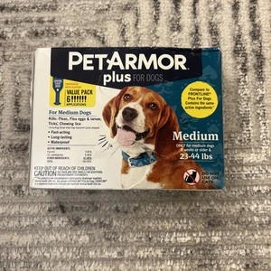 PetArmor Plus Spot-On Treatment for M Size Dogs - Pack of 6 - Picture 1 of 6