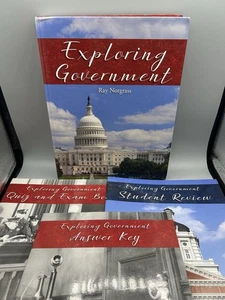 Notgrass Exploring Government Set Student Textbook Review Quiz Exam & Answer Key - Picture 1 of 3