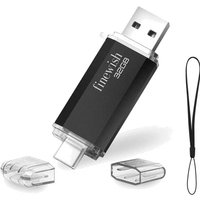 USB Stick 32GB, Type C, OTG, USB 2.0, tragbar, Daten Speicher, Flash Laufwerk - Bild 1 von 4