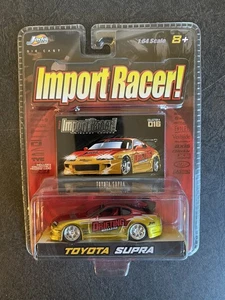 Jada Toys Toyota Supra Import Racer Rare Red Gold 1:64 Scale #023 - NEW SEALED - Picture 1 of 2