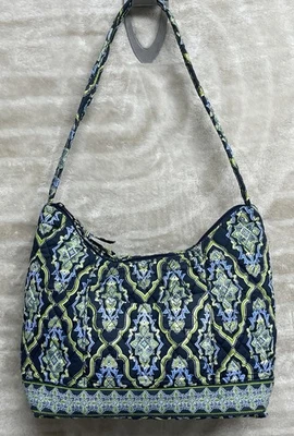 Bolso de Hombro Hobo Acolchado Tanya Lee Bolso de Mano Cartera Algodón Multicolor Floral Foto 1 de 4