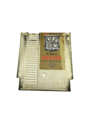 The Legend of Zelda 金色卡带(任天堂 NES 游戏,1987 年)正品 3 螺钉 — 第 1/4 张图片