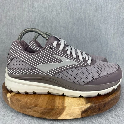 Brooks Addiction Walker Suede Shoes Womens Size 7.5 Gray Sneakers with Box - Image 1 of 4