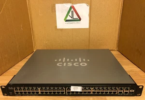 Conmutador PoE administrado Cisco SG300-52 MP Cisco 52 puertos Cisco SG 300-52 MP (imp IVA incluido) - Imagen 1 de 9