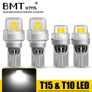 4X LED Reverse Backup License Plate Light for Toyota Honda Nissan Subaru T10 T15 - Picture 1 of 12