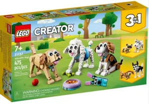 31137 ADORABLE DOGS lego creator NEW 3 in 1 legos set beagle poodle lab husky - Picture 1 of 1