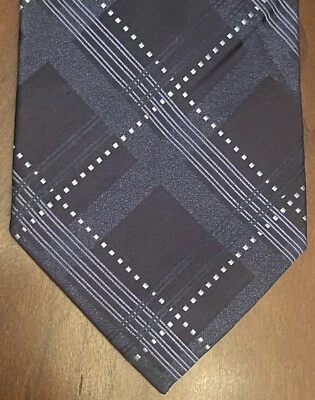 Corbata de cuello para hombre Claiborne azul hecha a mano 100 % seda hecha en China Foto 1 de 4