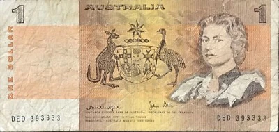 AUSTRALIA 1 Dollar Super Solid Serie : 393333 - Image 1 of 2