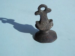 Siegel / Petschaft Bronze ca. 1750 Adel - Bild 1 von 5