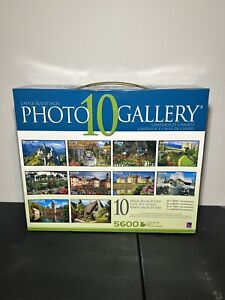 Photo Gallery Castles & Cottages 10 Deluxe Jigsaw Puzzles 5600 Pieces N