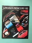 Vintage Auto Sales Brochure: 1982 Lincoln Mercury, Full Line, 16 Pages