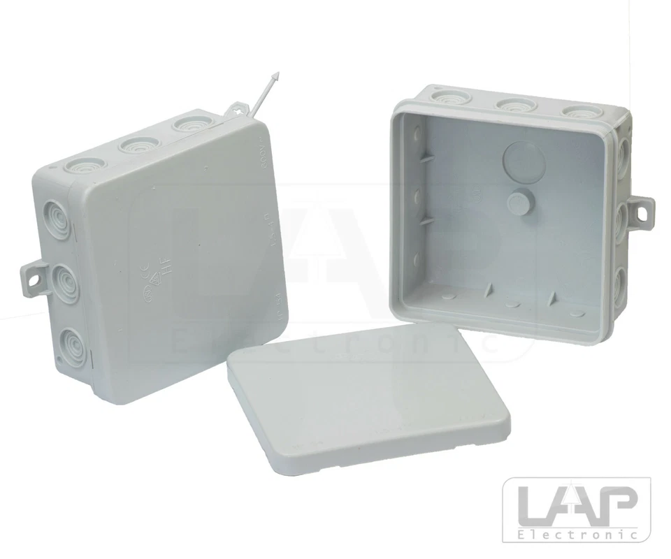 Abzweigdosen 100x100mm Verteilerdose Abzweigkasten Feuchtraum Aufputz IP54 💦 - Bild 1 von 1