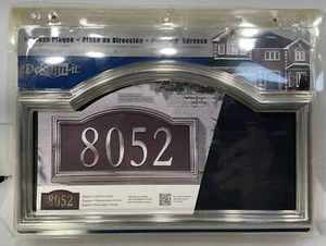 Whitehall Design-it 4 Arch Plaque Brushed Nickel New Open Box - Picture 1 of 3