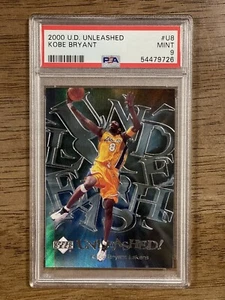 2000-01 Upper Deck Unleashed #U8 Kobe Bryant HOF Lakers PSA 9 MINT - Picture 1 of 2