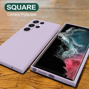 For Samsung Galaxy S23 S22 Ultra Plus S21 S20 FE Liquid Silicone Back Case Cover - Picture 1 of 27