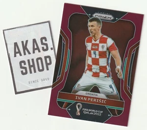 Ivan Perisic # 57 2022 PANINI Prizm World Cup Soccer Red Prizm 01/22 Croatia - Picture 1 of 2