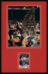 Jonny Gomes Signed Framed 11x17 Photo Display Red Sox World Series - Picture 1 of 2