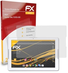 2x Lámina Protectora de Pantalla mate y antigolpes Acer Iconia One 10 B3-A30 - Imagen 1 de 9