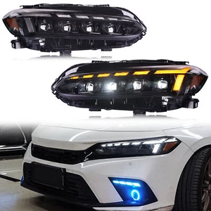 Faro LED para Honda Civic 11a Generación 2022-2024 Animación Luz Frontal Secuencial - Imagen 1 de 5