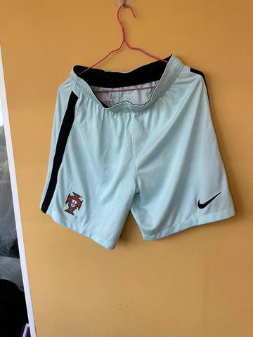 Nike 2020-2021 Portugal Stadium Away Shorts - Teal Tint-Black SIZE M Cover