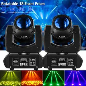 2x 200W LED Beam Moving Head 18 Prisma Gobo Bühnenlicht DMX dj Spot Lichteffekt - Bild 1 von 49