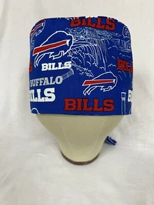 Men/Women Surgical Scrub Cap Lined Buffalo Very Cool 100% Cotton - Picture 1 of 3