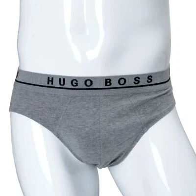 Hugo Boss Men's Gray Stretch Briefs US M IT M - Image 1 of 4