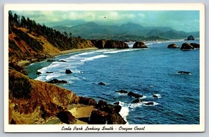Ecola Park Blick Süd-Oregon-Küste Postkarte - Bild 1 von 2