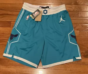 Men's Charlotte Hornets Nike Jordan Association Edition Swingman Shorts 38 Large - Picture 1 of 3