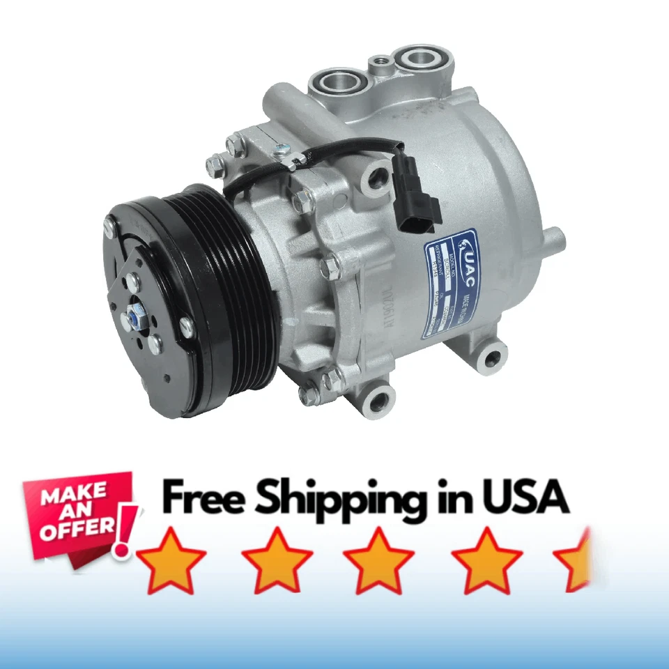 Compressor A/C Fit Ford E-250 03-07, E-250 Econoline 01-02, E-350 Club Wagon 2-5 - Imagem 1 de 1