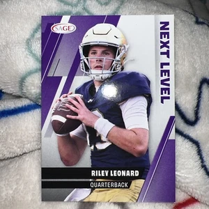 2025 Sage NEXT LEVEL  Riley Leonard - Silver #86 - Picture 1 of 2