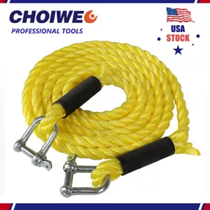 Correa de remolque de nailon 13'x1,25" (11000 libras) cuerda de recuperación de remolque con gancho para camión ATV SUV - Imagen 1 de 12