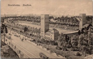 Stockholm, Stadion Vintage Postkarte Wpc7 - Bild 1 von 3