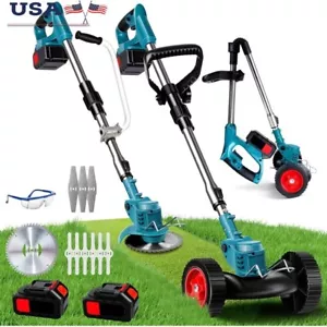 Powerful Cordless String Trimmer 24V Electric Weed Eater 3 in 1 W/ 2 Batteries - Picture 1 of 7