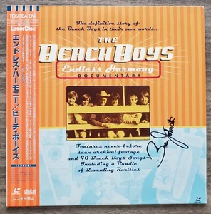 Bruce Johnston Signed The Beach Boys Endless Harmony Laserdisc Japanese RAD - Picture 1 of 2