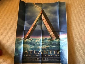 Vintage Disney’s ATLANTIS zweiseitiges Werbe-Studio-Poster / Broschüre - Bild 1 von 4