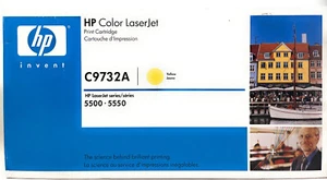 HP C9732A 645A TONER ORIGINALE GIALLO PER LASERJET 5500/5550 SERIES [BLUE BOX] - Picture 1 of 1