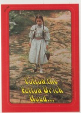 Return to Oz #2 Follow the Yellow Brick Road 1985 Disney sticker ROZ 0002