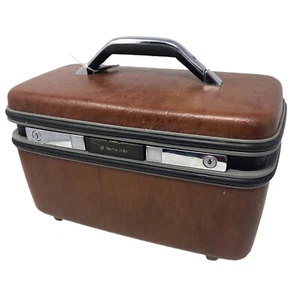 Estuche de Maquillaje Samsonite Silueta Carcasa Rígida Llaves de Tren Espejo Inclinable Bolsa de Lápices - Imagen 1 de 11